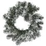 SNOWY CHRISTMAS WREATH 60CM