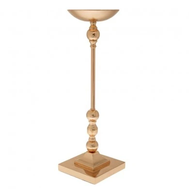 GOLD METAL CANDLEHOLDER 15Χ50CM