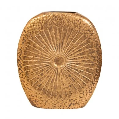 GOLD METAL VASE 54X17X61,5CM