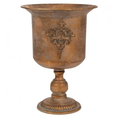 ΧΡΥΣΟΣ ΜΕΤΑΛΛΙΚΟΣ ΑΜΦΟΡΕΑΣ 30,5Χ30,5Χ41,5ΕΚ