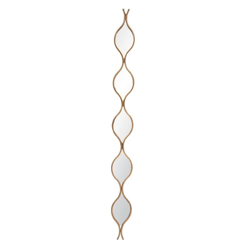 DECO GOLD METAL WALL MIRROR 15X2,5X160CM