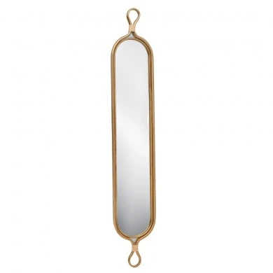 DECO GOLD METAL WALL MIRROR 20X4X120CM