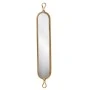 DECO GOLD METAL WALL MIRROR 20X4X120CM