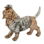 DECO GOLD POLYRESIN DOG WITH HAT 25X9X19CM