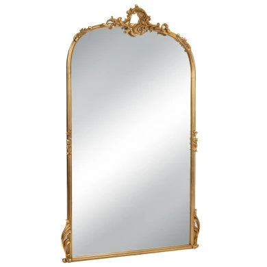 VINTAGE GOLD PU WALL MIRROR 95X7X165CM