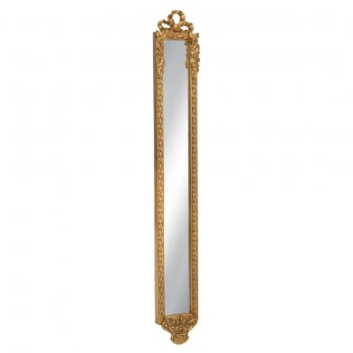 VINTAGE GOLD PU WALL MIRROR 24X5X139CM