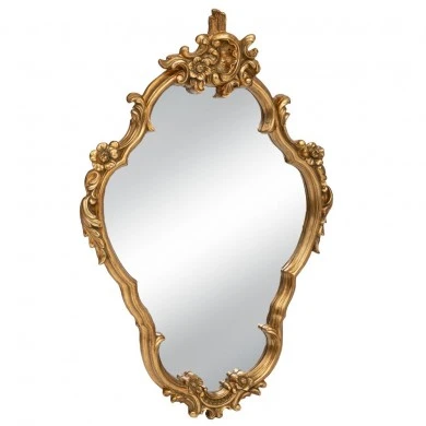 VINTAGE GOLD PU REPOUSSE WALL MIRROR 68X9X104CM