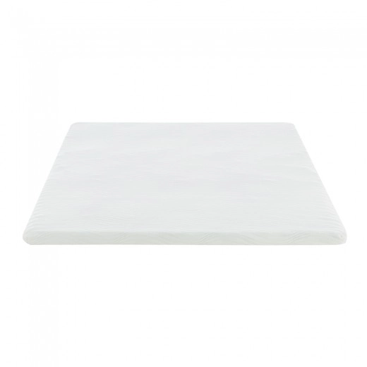 Ανώστρωμα Casmeriane pakoworld roll pack λευκό ύφασμα-memory foam 140x200x5εκ