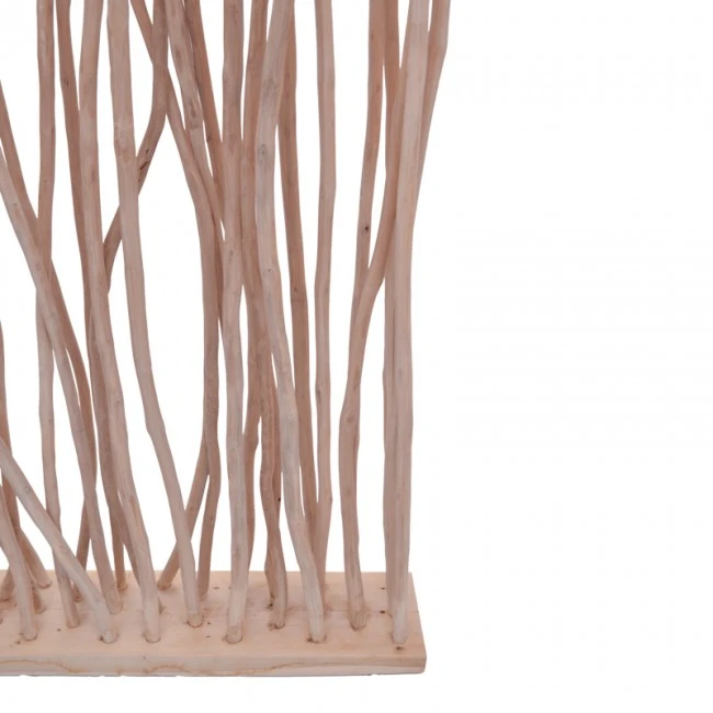 Floor decoration Barbin pakoworld teak wood in natural shade 120x25x200cm