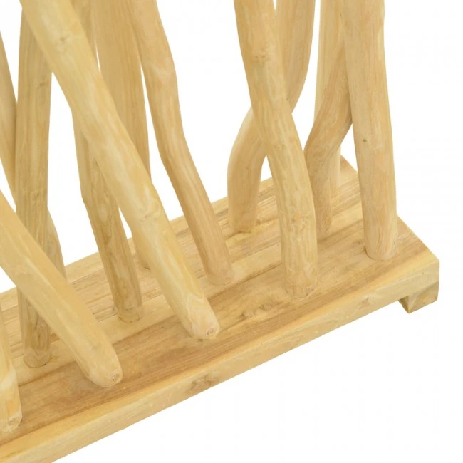 Decorative floor Jati pakoworld teak wood in natural shade 60x20x190cm