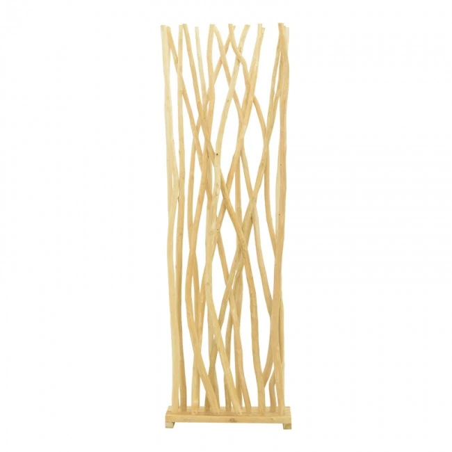 Decorative floor Jati pakoworld teak wood in natural shade 60x20x190cm