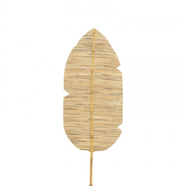 Deco leaf Bantou Inart banana leaf in natural color H200cm