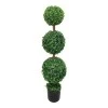 Decorative plant Bolla IΙI in Inart green pp pot Φ33x120cm