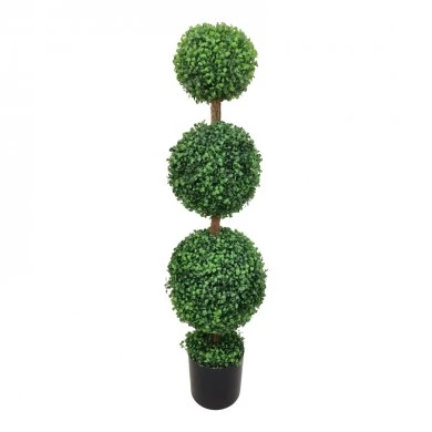 Decorative plant Bolla IΙI in Inart green pp pot Φ33x120cm
