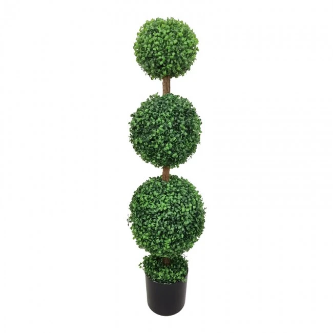 Decorative plant Bolla IΙI in Inart green pp pot Φ33x120cm
