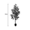 Decorative plant Lemon tree in a pot Inart green pp H150cm