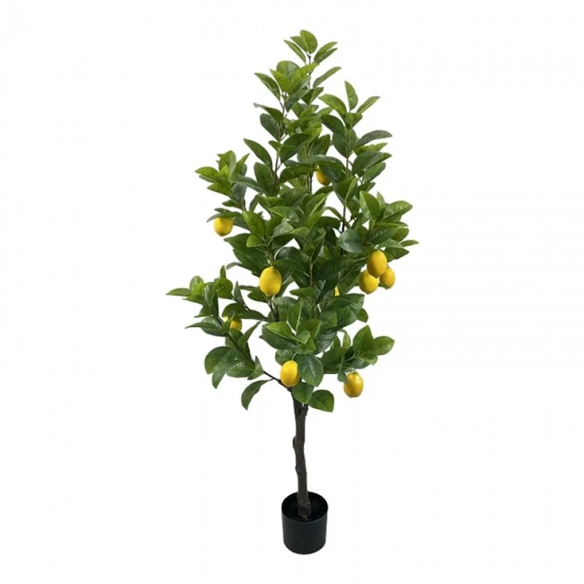 Decorative plant Lemon tree in a pot Inart green pp H150cm