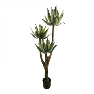 Decorative plant Lotus in a pot Inart green pp H150cm