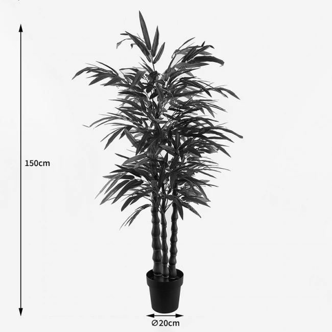 Decorative plant in a pot Arti Bamboo Inart green D70x150cm