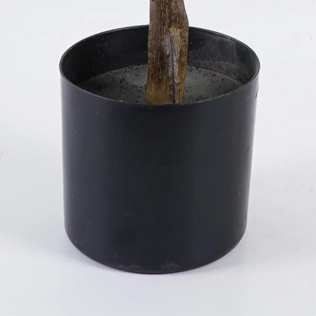 Decorative plant in pot Ficus Lyrata Inart green D70x130cm