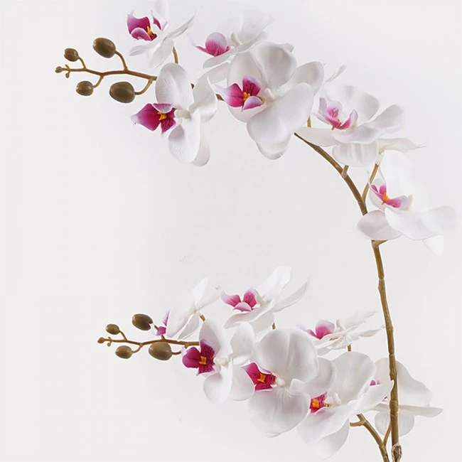 Decorative plant in a pot Orchid White Inart 36x17x65cm