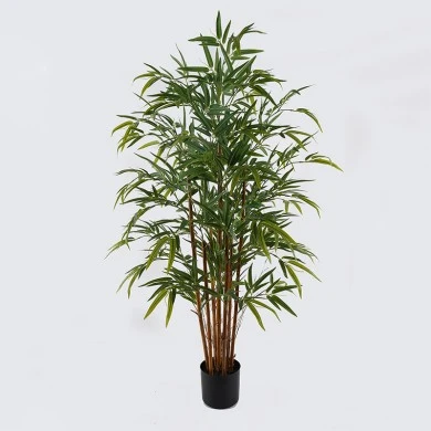 Decorative plant in a pot Rhapis Palm Inart green D80x180cm
