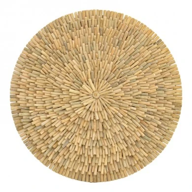 Wall decorative Decofy Inart drift wood in natural color D100x5cm