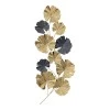 Wall decoration Patrick Inart metal in gold-black shade 59x132x5.5cm