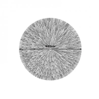 Wall decorative Decofy Inart drift wood in natural color D80x5cm