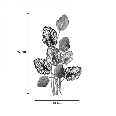 Wall decoration Irida Inart metal colorful 55.2x2.5x92.1cm