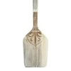 Wall decorative paddle Boon Inart mahogany wood in white-natural color 20χ3x120cm
