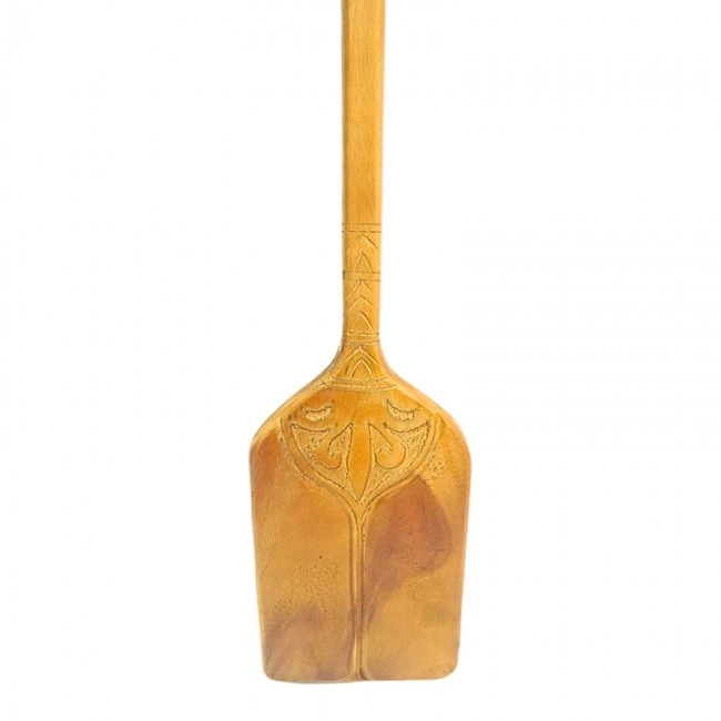 Wall decorative paddle Paddly Inart mahogany wood in natural color 20χ3x120cm
