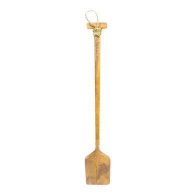 Wall decorative paddle Paddly Inart mahogany wood in natural color 20χ3x120cm