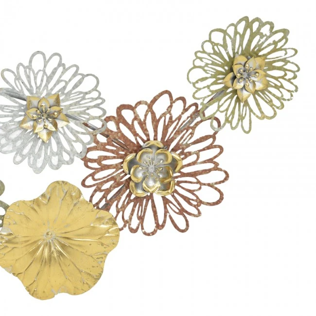 Wall decoration Tutsi Inart metal colorful 102.9x5.1x43.2cm