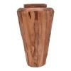Decorative vase Ualan pakoworld teak wood in natural shade D45x80cm