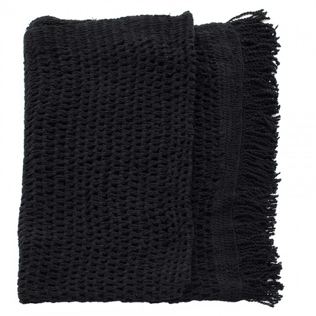 Day bed Roof macrame pakoworld black 3x3m