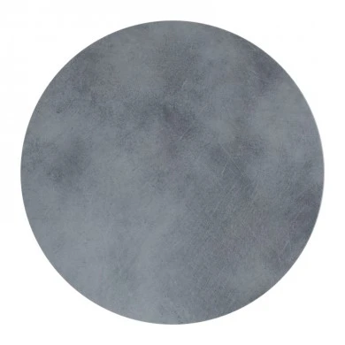 Table top Copious pakoworld Werzalit gray cement I Φ70cm, 25mm thick