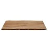 Table top Emilio pakoworld solid acacia wood in natural shade 200x95x3.6cm