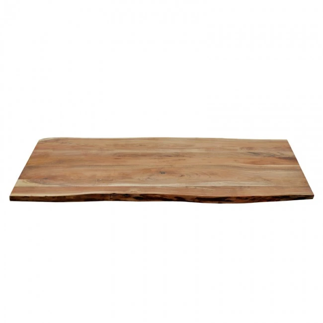 Table top Emilio pakoworld solid acacia wood in natural shade 200x95x3.6cm