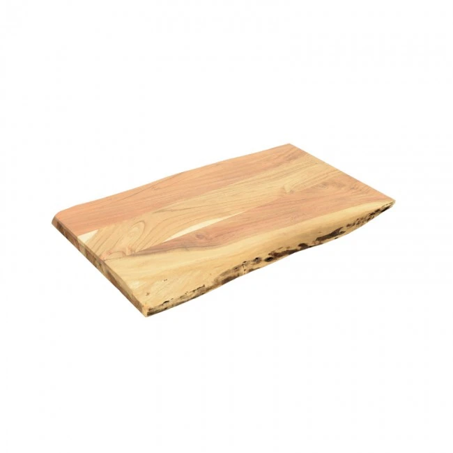 Table top Pozier pakoworld solid acacia wood in natural shade 140x80x4cm