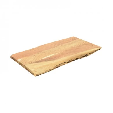 Επιφάνεια τραπεζιού Pozier pakoworld μασίφ ξύλο ακακίας σε φυσική απόχρωση 160x90x4εκ