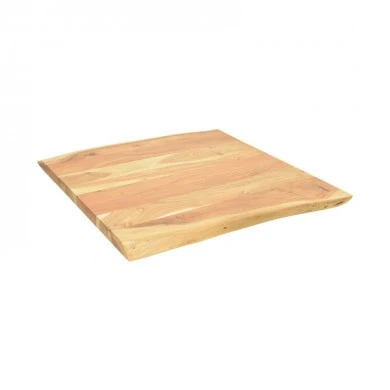 Table top Pozier pakoworld solid acacia wood in natural shade 70x70x4cm
