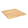 Table top Pozier pakoworld solid acacia wood in natural shade 80x80x4cm