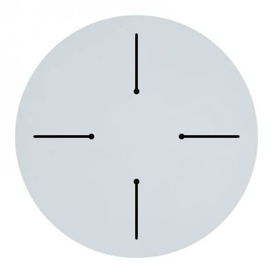 Επιφάνεια τραπεζιού Fervor pakoworld HPL ivory Φ69εκ πάχους 12mm