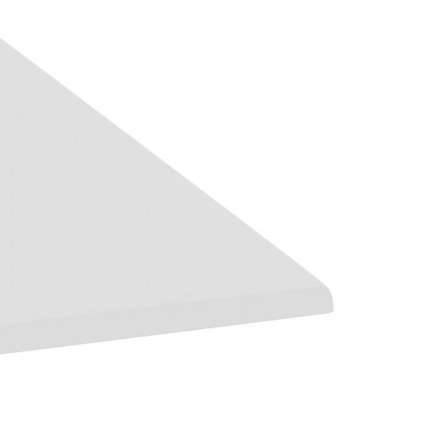 Επιφάνεια τραπεζιού Skyline pakoworld Werzalit ivory 70x70εκ πάχους 35mm