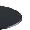 Επιφάνεια τραπεζιού Scenic pakoworld Werzalit μαύρο D60cm πάχους 25mm