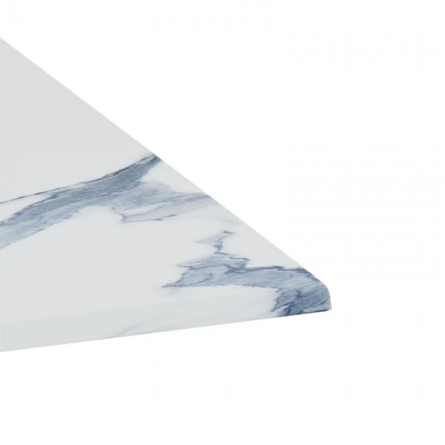 Table surface Solace pakoworld Werzalit white marble 80x80cm
