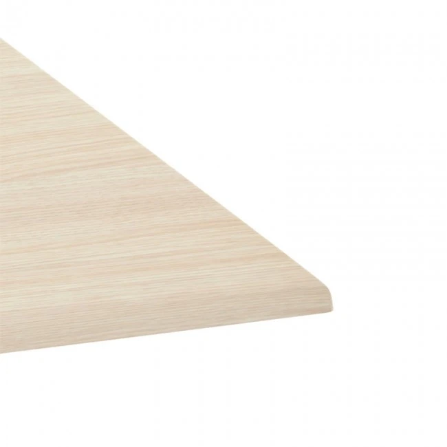 Επιφάνεια τραπεζιού Spritz pakoworld Werzalit φυσικό 80x80εκ πάχους 35mm