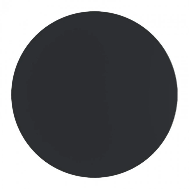 Επιφάνεια τραπεζιού Scenic pakoworld Werzalit μαύρο Φ70εκ πάχους 35mm