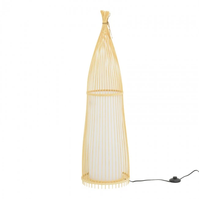 Floor lamp Florance Inart E27 bamboo in natural color D28x100cm